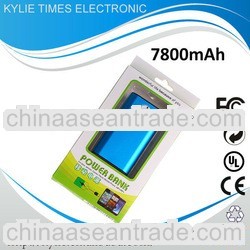 7800mah external mobile power bank for samsung galaxy S2 I9100 s4 i9500 N7100 paypal accept