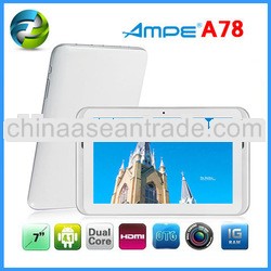 7'' AMPE A78 1.6GHz Dual Core tablet pc