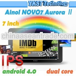 7" Android 4.0 Tablet pc Cortex-A9 1.5GHz Capacitive 5 point-touch Screen Ainol novo 7 Aurora I