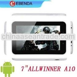 7" Android 4.0 tablet pc Allwinner A10 1.5GHz 512MB 4GB HDMI Capacitive 5-point