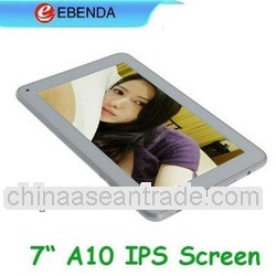 7" IPS capacitive allwinner a10 dual camera 1GB/8GB tablet pc with hdmi stock
