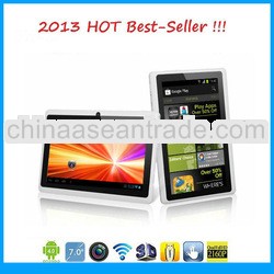 7 Inch Android Tablet PC Q88 Capacitive Screen 800*480 512MB RAM 4G ROM Dual Cameras Android 4.1