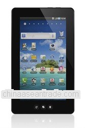 7 inch capacitive built-in 3g tablet pc Qualcomm MSM7227T 512MB 4GB android 2.2 with wifi GPS blueto
