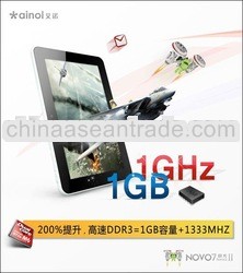 7inch Ainol novo 7 Aurora II tablet pc AMLogic AML8726 MX 1.5GHz Dual Core IPS screen Android4.0
