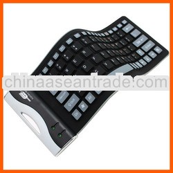 84 keys super slient and thin silicone mini laptop keyboard