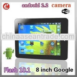 8 inch tablet pc android 2.2 VIA 8650 Wifi Camera