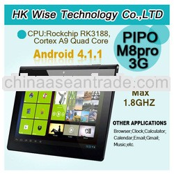 9.4'' PIPO M8 pro 3G tablet pc Rockchip RK3188 Quad Core 1.8GHz