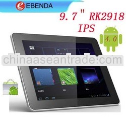 9.7 inch Android 4.0 Rockchip 1GB RAM capacitive tablet pc