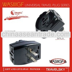 Alibaba Strongly Recommended Germany To USA Adapter Plug With Fully CE&ROHS(WASIIIGF-6)