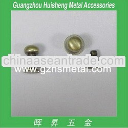 Alloy made bag Fitting_ fashion handbag screw rivet