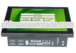 Aluminum material 15" all in one pc with 2LPT(QY-15C-DICA)