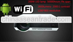 Android Wifi Full HD smart led projector,smart beam,perfect for home theater entertainment