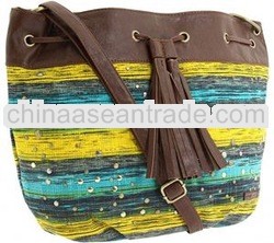 Beach Straw Bag Locking Beach Bag