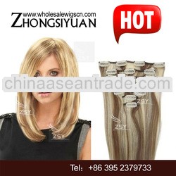 Best selling cheap hair extensions clip in full head