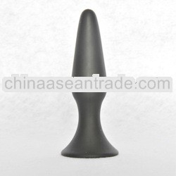 Black silicone adult toy strong adsorptivity anal plug anal adult toys