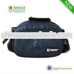 Blue polyester belt bag