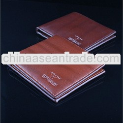 Brown Upright Business Card Holder