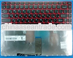 Buy wholesale price keyboard for lenovo G480 RU layout black with red frame