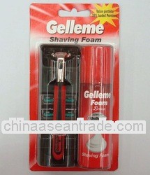 CONVENIENT AND AFFORDABLE RAZOR WITH THE FOAM