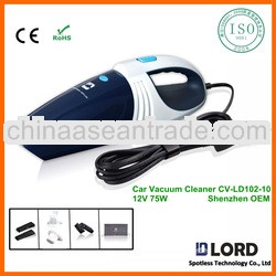 CV-LD102-10 Handy Best Multifunction Cheapest 12V Vacuum Cleaner Car 2013(SHENZHEN OEM,CE,RoHS,ISO)