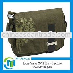 Canvas material school shoulder bags for teens
