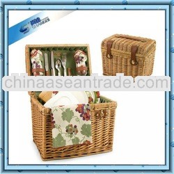 Cheap Promotional Rattan Empty Picnic Basket