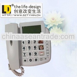 Cheap pear phone sales non english song sos phone, corded unmobile family phone