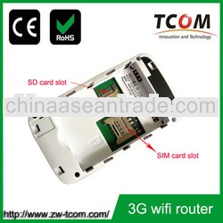 China factory 3g wifi sim card router with RJ45 port