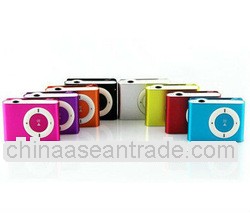 Clip mp3 player wirh menory card with high quantity