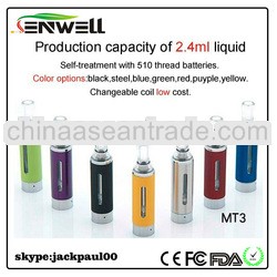 Colorful MT3 atomizer Bottom Replaceable Coil evod Clearomizer