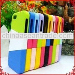 Colorful Three Tunes Plastic Case for iPhone 5 Accessories