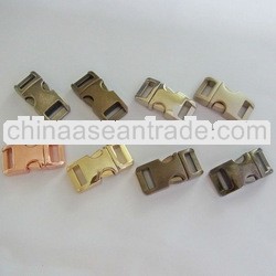 Curved Side Release Adjustable Buckle for Survival Paracord Bracelets