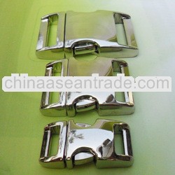 Curved Side Release Bag Buckle for Survival Paracord Bracelets