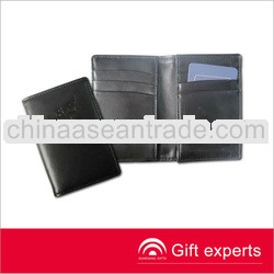 Custom made Cheapest real leather name card holder