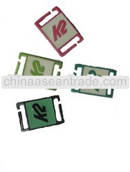 Custom metal plate with logo