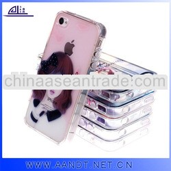 Customized IMD Clear TPU Case For iPhone 4 5