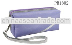Cute fashion leather cosmetic bags for teens