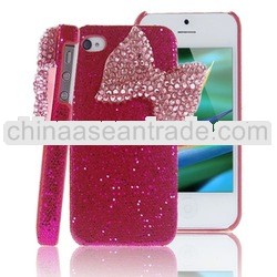 Deluxe 3D Bow Butterfly Bling Diamond Case for iphone 5s 5 5G 4 4S