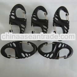 Double holes Plastic Carabiner Hook