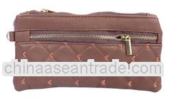 DualWin high quality hand purse lady leather purse
