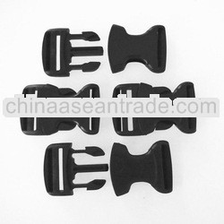 Eco-friendly flat plastic side release bucckle