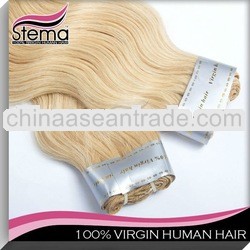European straight virgin hair 613 blonde hair weave