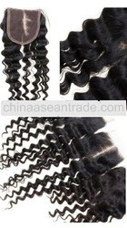 Factory Price Curly Malaysian Hair Lace Closure