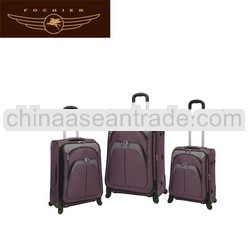 Famous 2014 hard side 4-wheeled luggage set