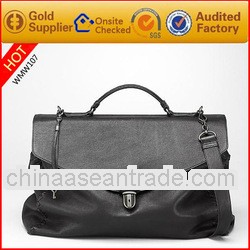 Fashion Outdoor leather soft men handbag 2013