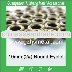 Fashion Style Metal Accessories Metal Eyelet Buttons Metal Grommets