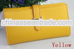 Fashion faux leather clutch wallet for women