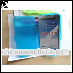 Fashion new design flip TPU Phone Case for N7100 tpu case for samsung note2