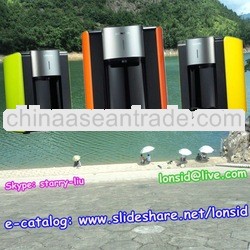 Fashional hot cold dry heating preventing mini water dispenser with pump 0086-18367773448