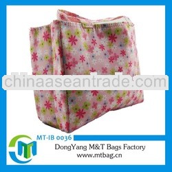 Florets printed aluminium foil cooler bag